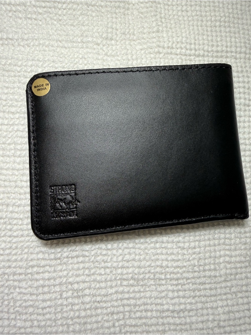 Strong Leather Co- hidden badge credit card wallet